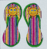 Sunshine Sandals Needlepoint Canvas