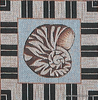 Brown Nautilus Needlepoint Canvas