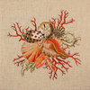 Shell Cluster #1 Needlepoint Canvas Shell Cluster #1 Needlepoint Canvas