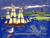 Ship and Shore Needlepoint Canvas