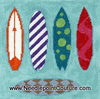 Surfboards Needlepoint Canvas