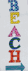 Beach Sign Needlepoint Canvas Beach Sign Needlepoint Canvas