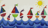 The Regatta Needlepoint Canvas The Regatta Needlepoint Canvas