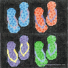 Flip Flops Needlepoint Canvas Flip Flops Needlepoint Canvas