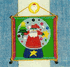 Snow Globe Santa Needlepoint Canvas