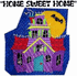 Home Sweet Home Halloween Needlepoint Canvas Home Sweet Home Halloween Needlepoint Canvas