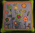 Amy's Blue Garden Needlepoint Canvas