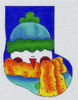 "Your Face Snowman" Mini-Stocking Needlepoint Canvas "Your Face Snowman" Mini-Stocking Needlepoint Canvas