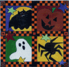 Halloween Sampler Needlepoint Canvas