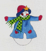 Snowman Penny Needlepoint Canvas Snowman Penny Needlepoint Canvas