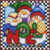 Three Snowmen Needlepoint Canvas Three Snowmen Needlepoint Canvas