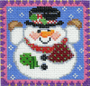 Willie Winky Snowman Needlepoint Canvas Willie Winky Snowman Needlepoint Canvas