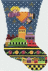Angel Over Bethlehem Mini Stocking Needlepoint Canvas Angel Over Bethlehem Mini Stocking Needlepoint Canvas
