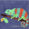 Leapin Lizard Needlepoint Canvas Leapin Lizard Needlepoint Canvas