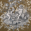 Cherubs with Dove Needlepoint Canvas