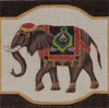 Ceremonial Elephant  Needlepoint Canvas