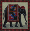 Ceremonial Elephant  Needlepoint Canvas