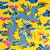 Dragon On Yellow Needlepoint Canvas Dragon On Yellow Needlepoint Canvas