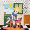 Miss Muffet and Spider Needlepoint Canvas Miss Muffet and Spider Needlepoint Canvas