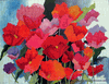 Large Watercolor Poppies Needlepoint Canvas