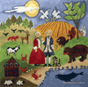 George &amp; Martha&#39;s Farm Needlepoint Canvas