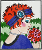 Curly Lady Needlepoint Canvas Curly Lady Needlepoint Canvas