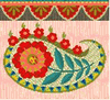 Bohemian Palmette Needlepoint Canvas Bohemian Palmette Needlepoint Canvas