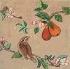 Bird in Pear Tree Needlepoint Canvas