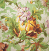 Green Floral w/Cabbage Needlepoint Canvas