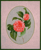 Camellia Botanical Needlepoint Canvas