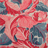 Acanthus Leaves Rose/Teal Needlepoint Canvas