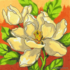 Magnolia Pillow Needlepoint Canvas Magnolia Pillow Needlepoint Canvas
