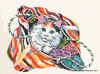Cat In The Bag Needlepoint Canvas Cat In The Bag Needlepoint Canvas