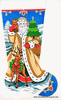 Elegant Santa #2 Needlepoint Stocking Elegant Santa #2 Needlepoint Stocking