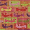 Red Lovebirds Needlepoint Canvas Red Lovebirds Needlepoint Canvas