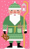 Green Santa Needlepoint Canvas Green Santa Needlepoint Canvas
