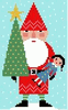 Red Santa Needlepoint Canvas Red Santa Needlepoint Canvas