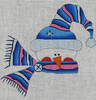 "Marshmallow Snowman Face" Needlepoint Canvas