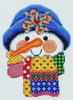 Millicent Snowman Needlepoint Canvas Millicent Snowman Needlepoint Canvas