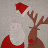 Santa &amp; Rudolph Needlepoint Canvas