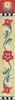 Folk Art Flower Needlepoint Bookmark Folk Art Flower Needlepoint Bookmark