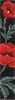 Poppies Needlepoint Bookmark Poppies Needlepoint Bookmark