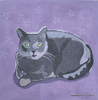 Russian Blue Needlepoint Canvas