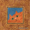 One Orange Cat Needlepoint Canvas 