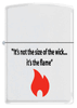 Zippo-214-its-not-the-size-of-the-wick-its-the-flame-Lighter Zippo-214-its-not-the-size-of-the-wick-its-the-flame-Lighter