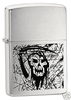 Zippo-6323-grim-reaper-chrome-Lighter-Discontinued Zippo-6323-grim-reaper-chrome-Lighter-Discontinued