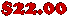 $22.00