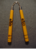 ORANGE BRUCE LEE NUNCHUCKS