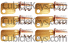 Six Haworth KA Lock Cores Six Haworth KA Lock Cores