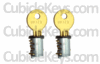Two Herman Miller UM Lock Cores Two Herman Miller UM Lock Cores